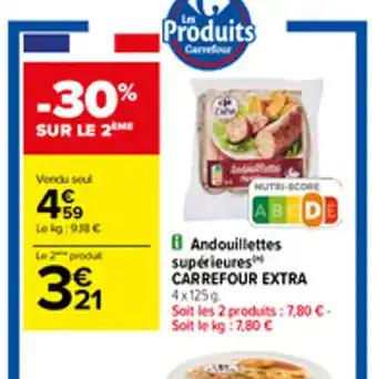 Carrefour Andouillettes Superieures Carrefour Extra offre