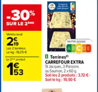 Carrefour Terrines Carrefour Extra offre