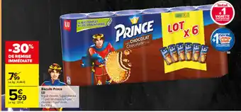 Carrefour Biscuits Prince Lu offre