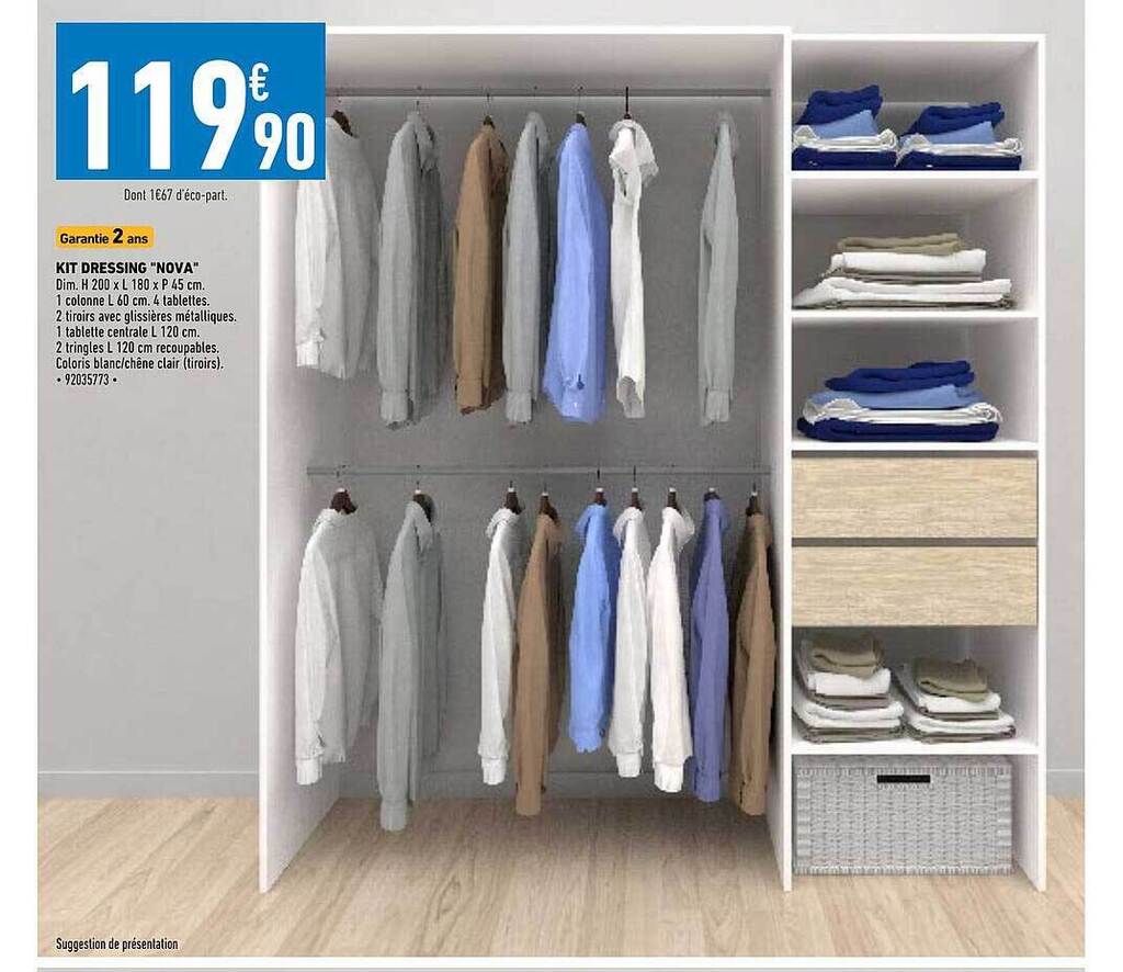 Promo Kit dressing chez Brico Cash