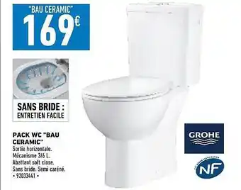 Brico Cash Pack wc offre