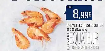 Match Crevettes roses cuites offre