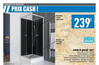 Brico Cash Cabine de douche offre