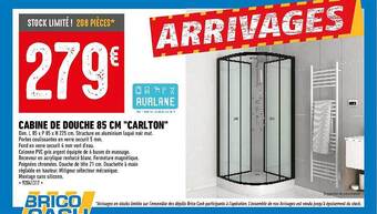 Brico Cash Cabine de douche 85 cm offre