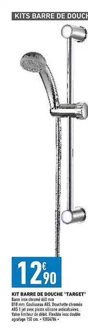 Brico Cash Kit barre de douche offre