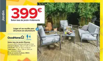 Castorama Salon Bas De Jardin Moorea offre