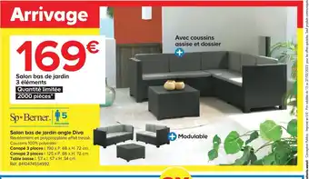 Salon Bas De Jardin Angle Diva