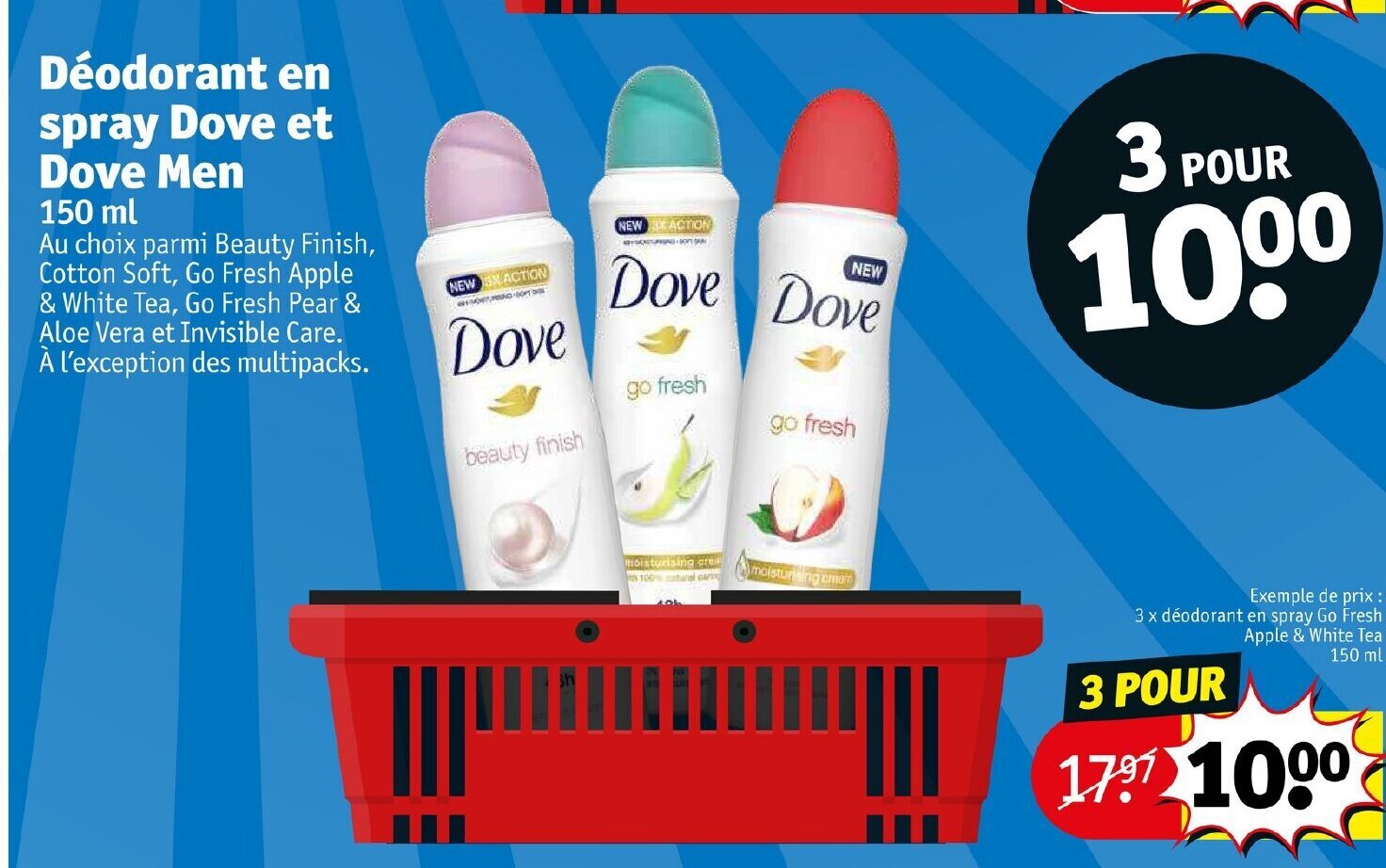 Promo Deodorant En Spray Dove Et Dove Men chez Kruidvat