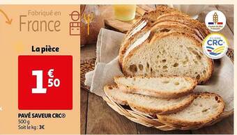 Auchan Pavé saveur crc offre