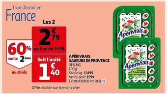 Auchan Apérivrais saveurs de provence offre