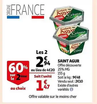 Saint agur
