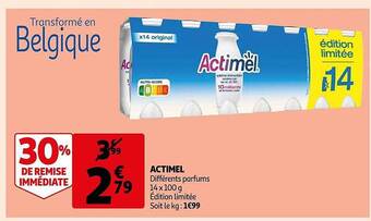 Auchan Actimel offre
