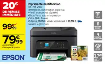 Carrefour Imprimante multifonction offre