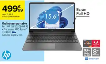 Carrefour Ordinateur portable offre