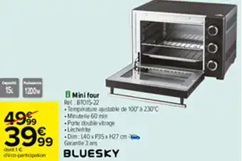 Carrefour Mini four offre