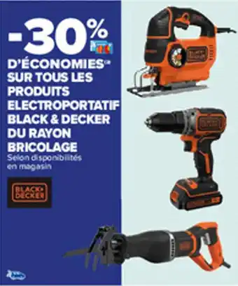 Carrefour Black decker offre