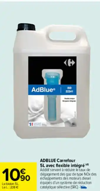 Carrefour ADBLUE carrefour 5L avec flexible intégré offre