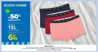 Boxers homme
