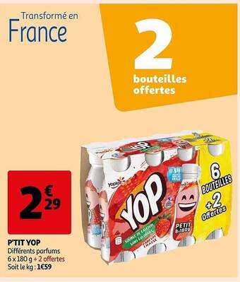 Auchan P'tit yop offre
