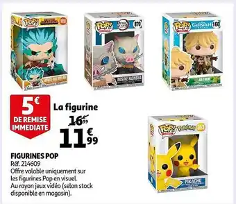 Auchan Figurines pop offre