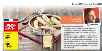 Carrefour Délices soufflés nature ecochard offre