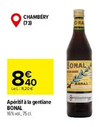 Carrefour Apéritif à la gentiane offre