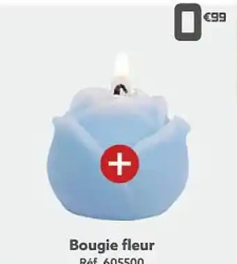 Gifi Bougie fleur offre