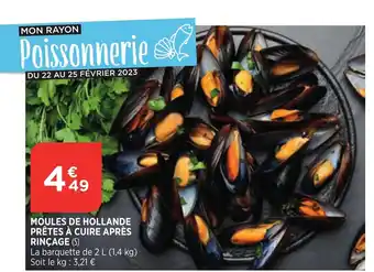 Bi1 Moules de hollande Prêtes à Cuire Apres Rincage offre