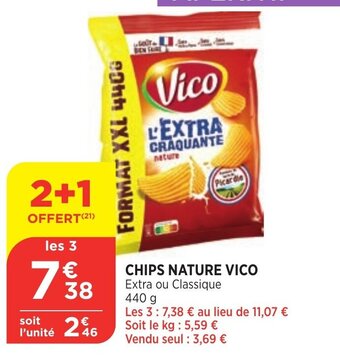 Bi1 Chips Nature Vico offre