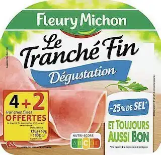 Petit Casino JAMBON LE TRANCHÉ FIN DÉGUSTATION -25% DE SEL offre