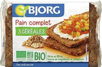 Petit Casino PAIN COMPLET 3 CÉRÉALES BIO offre