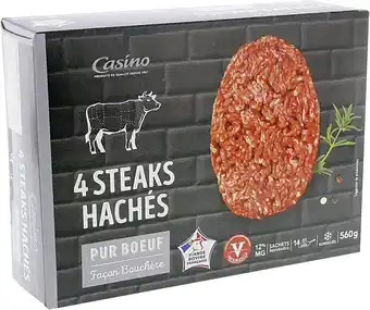 STEAKS HACHÉS PUR BŒUF FAÇON BOUCHÈRE SURGELÉS
