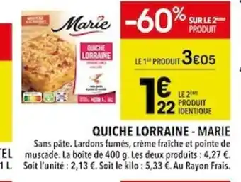 Quiche Lorraine Marie