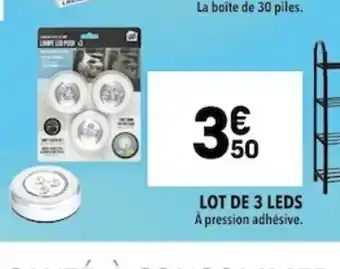 Supeco Lot de 3 Leds offre