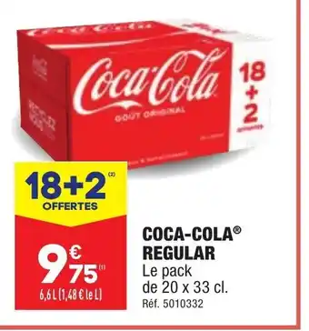 ALDI Coca-Cola Regular offre