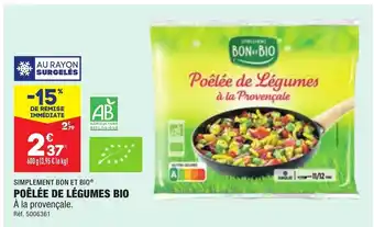 ALDI Poelee de Legumes Bio offre