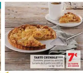 Tarte crumble***