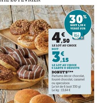 Super U Donut's** offre
