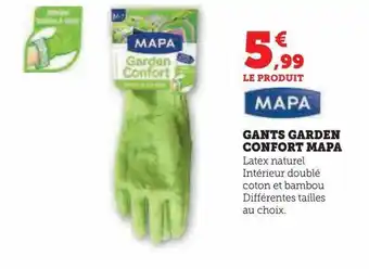 Gants garden confort mapa