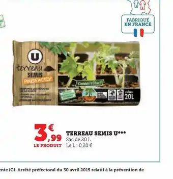 Terreau semis u