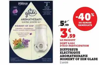 Hyper U Diffuseur glade offre