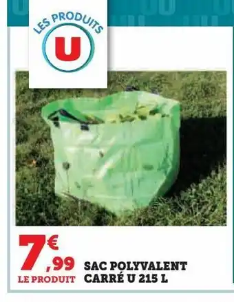 U Express Sac polyvalent carré u offre