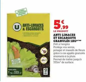 Anti limaces et escargots granulés