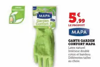 U Express Gants garden confort mapa offre