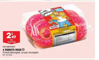 ALDI 4 Donuts Rose offre