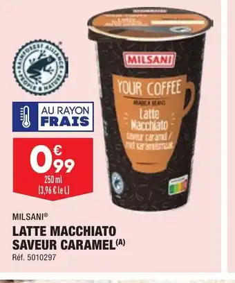 ALDI Latte Macchiato Saveur Caramel offre