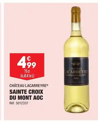 Sainte Croix Du Mont AOC