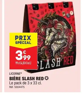 ALDI Biere Slash Red offre