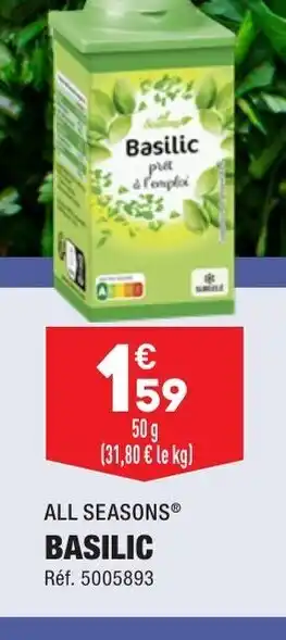 ALDI Basilic offre