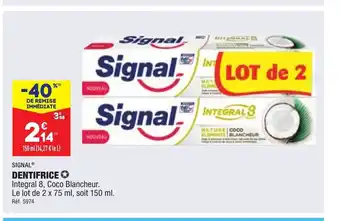 ALDI Dentifrice offre